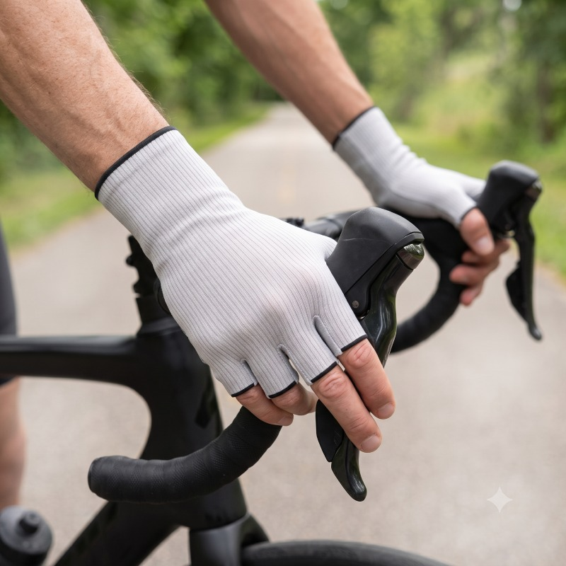 Aerodynamic Cycling Gloves | Fingerless Aero Road Racing Gloves